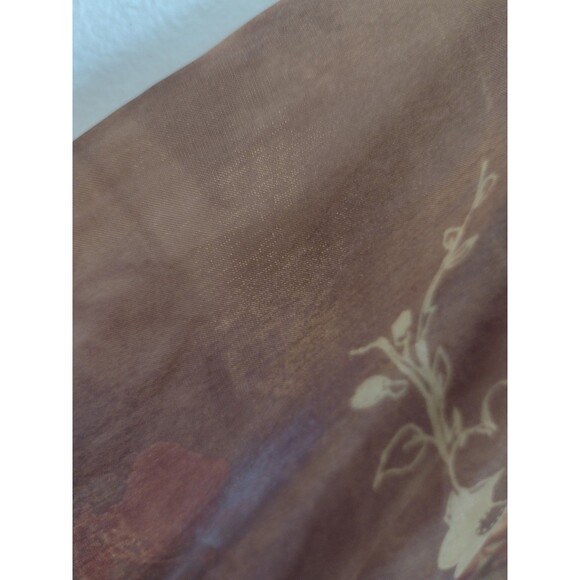 Mina Collection Kaftan Robe Mud Cloth Trim Copper Glow Rare Art to WearOne Size - Picture 15 of 16